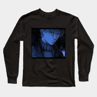 Johan Liebert – Monster by Naoki Urasawa (Blue) Long Sleeve T-Shirt